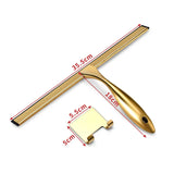 ShinePro Stainless Steel Squeegee – 10–14" for Showers, Mirrors, Tiles & Kitchen