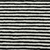 LambSoft Stripe Jacquard Lamb Fleece Fabric – Soft Premium Textile for Kids’ Clothing & DIY Projects