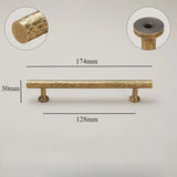 Vintage Hand-Hammered Brass Handles – Bronze Furniture Pulls for Cabinets & Drawers