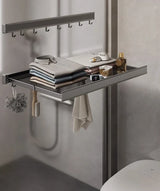 FoldiRack Wall-Mounted Folding Coat & Hat Rack – Space-Saving Organizer for Bathroom & Balcony
