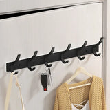 Luxe BlackHook Aluminium Wall Hooks – Clothes & Towel Rack for Bathroom and Kitchen