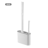 FlexiClean Silicone Toilet Brush Set – Flat Head, Flexible & Hygienic | Wall-Mount for Bathroom & Toilet