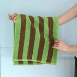 RetroStripe Luxe Cotton Towel – Striped Luxury Towel in Hotel Quality