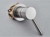 Dual Function Shower Mixer Valve Black Chrome – Concealed Brass Hot Cold Control | Diverter Valve | Modern Bathroom Fixture