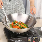 ChefMaster – Large Stainless Steel Wok with Dual Handles