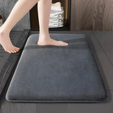 AquaVelours Super Absorbent Bath Mat – Ultra-Soft Coral Velvet, Non-Slip, Quick-Dry