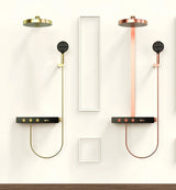 Concealed Thermostatic Shower System in Brass – Luxury Rainfall Bathroom Set with Premium Finish