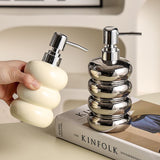 PureCeram Luxe Ceramic Soap Dispenser – Elegant Bottle for Bathroom, Kitchen & Hotel