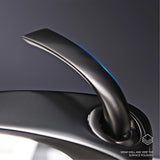 Luxury Chrome Brass Bathroom Sink Faucet with Single Handle and Anti-Leak Ceramic Valve