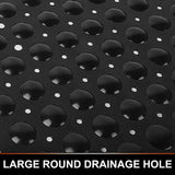 SafeStep Anti-Slip Shower Mat 21×21 in – PVC Safety Mat with Suction Cups & Quick-Dry Drain Holes