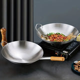 ChefMaster – Large Stainless Steel Wok with Dual Handles