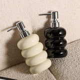 PureCeram Luxe Ceramic Soap Dispenser – Elegant Bottle for Bathroom, Kitchen & Hotel