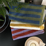VeloraSoft StripePure Cotton Towels – Ultra-Soft, Highly Absorbent Bath & Face Towels
