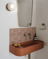 BohoTerracotta Self-Adhesive Tile Stickers – 10-Piece Vinyl Decals for Walls & Floors