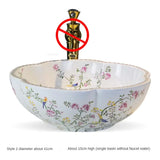 Aurora Hand-Painted Designer Vessel Sink