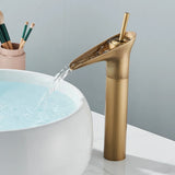 Heritage Waterfall Basin Faucet Antique Brass Black – Single Handle Mixer Tap | Deck Mounted One Hole | Classic Bathroom Fixture