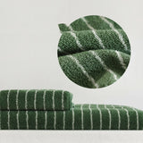 VeloraSoft StripePure Cotton Towels – Ultra-Soft, Highly Absorbent Bath & Face Towels