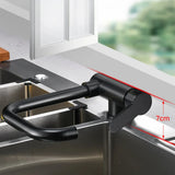 Foldable 360° Swivel Kitchen Faucet with Dual Spray Modes and Hot and Cold Mixer