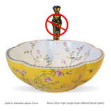 Aurora Hand-Painted Designer Vessel Sink