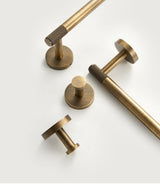 Antique Bronze Knurled Brass Bathroom Hardware Set – Towel Rack, Toilet Paper Holder & Wall Hooks | Vintage Luxury | Durable Metal