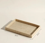 AureliaStone Luxury Limestone Bathroom Set – Toothbrush Holder, Soap Dispenser & Tray