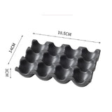 OvoLux Ceramic Egg Holder – 6- & 12-Slot Egg Tray for Kitchen & Refrigerator