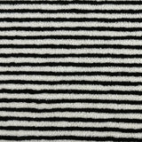 LambSoft Stripe Jacquard Lamb Fleece Fabric – Soft Premium Textile for Kids’ Clothing & DIY Projects