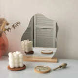 Nubora Cloud-Shaped Irregular Vanity Mirror – Frameless Acrylic Decorative Mirror
