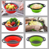 FlexiDrain – Collapsible Silicone Washing & Draining Basket