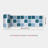DecoMosaic Waterproof Mosaic Wall Stickers – Peel & Stick Backsplash for Bathroom, Kitchen & Living Spaces