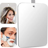 AquaView Fogless Shower Mirror – Rectangular Acrylic Mirror with Hook Mount