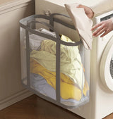 BreezeFold Collapsible Laundry Hamper – Breathable & Versatile Storage