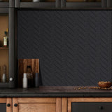 Herringbone Luxe – Peel & Stick Wall Tiles | 3D Effect, Waterproof & Modern