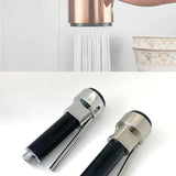 WaterSaver Premium Faucet Shut-Off Attachment – 360° Swivel Aerator with Stop Button