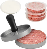 GrillMaster – Aluminum Burger Press for BBQ & Kitchen