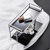 MetaRack Double-Tier Metal Storage Rack – Organizer for Kitchen, Bathroom & Office