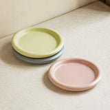 SweetMacaron Ceramic Breakfast & Dessert Plate – Fresh Colors, Round Design & Versatile Use