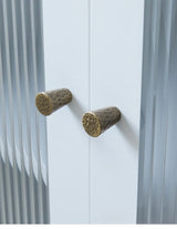 Vintage Hand-Hammered Brass Handles – Bronze Furniture Pulls for Cabinets & Drawers