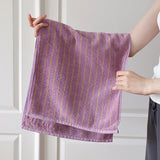 VeloraSoft StripePure Cotton Towels – Ultra-Soft, Highly Absorbent Bath & Face Towels