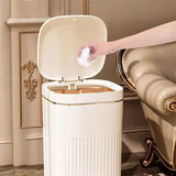 SilentStep Luxury Step Trash Can – 8L / 10L – 8L / 10L Stylish Pedal Bin with Lid for Bathroom, Kitchen & Office
