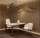 OakSilence Flexible Acoustic Wall Panel – Modern Oak Finish Sound Absorption Panel (0.83 in Thick)
