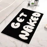 BareLuxe Get Naked Bath Mat – Luxurious Microfiber Anti-Slip Shaggy Rug (20” x 32”)