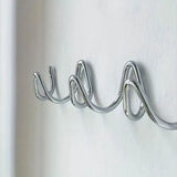 NordHook Trio Scandinavian Wall Rack – 3-Hook Key & Coat Holder in Metal