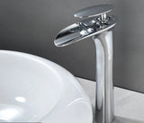 Modern White Waterfall Bathroom Sink Faucet – Single Handle Basin Mixer
