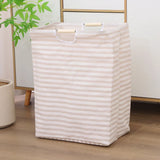 EcoFold Waterproof Cotton Laundry Hamper – Compact, Portable & Sustainable