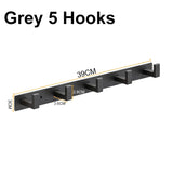 SteelLine Stainless Steel Wall Coat Rack – Multi-Purpose Hooks for Jackets, Bags & Hats
