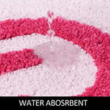 Pink "Get Naked" Tufted Bath Rug