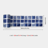DecoMosaic Waterproof Mosaic Wall Stickers – Peel & Stick Backsplash for Bathroom, Kitchen & Living Spaces