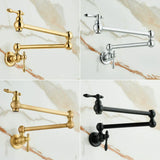 RoyalPour – Luxury Wall-Mount Gold Pot Filler Faucet | Stylish & Functional