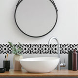 DecoMosaic Waterproof Mosaic Wall Stickers – Peel & Stick Backsplash for Bathroom, Kitchen & Living Spaces